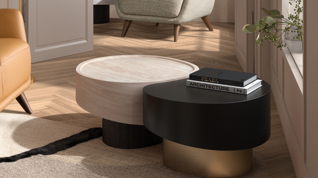 Alma Elegance table representing the peak of Organic Modern Design.