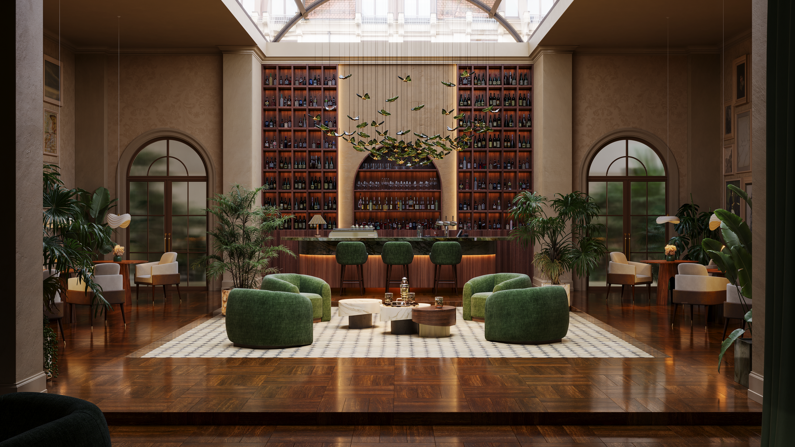 Le Pavillon Private Golf Club in Paris: Contemporary Hospitality by Sentta
